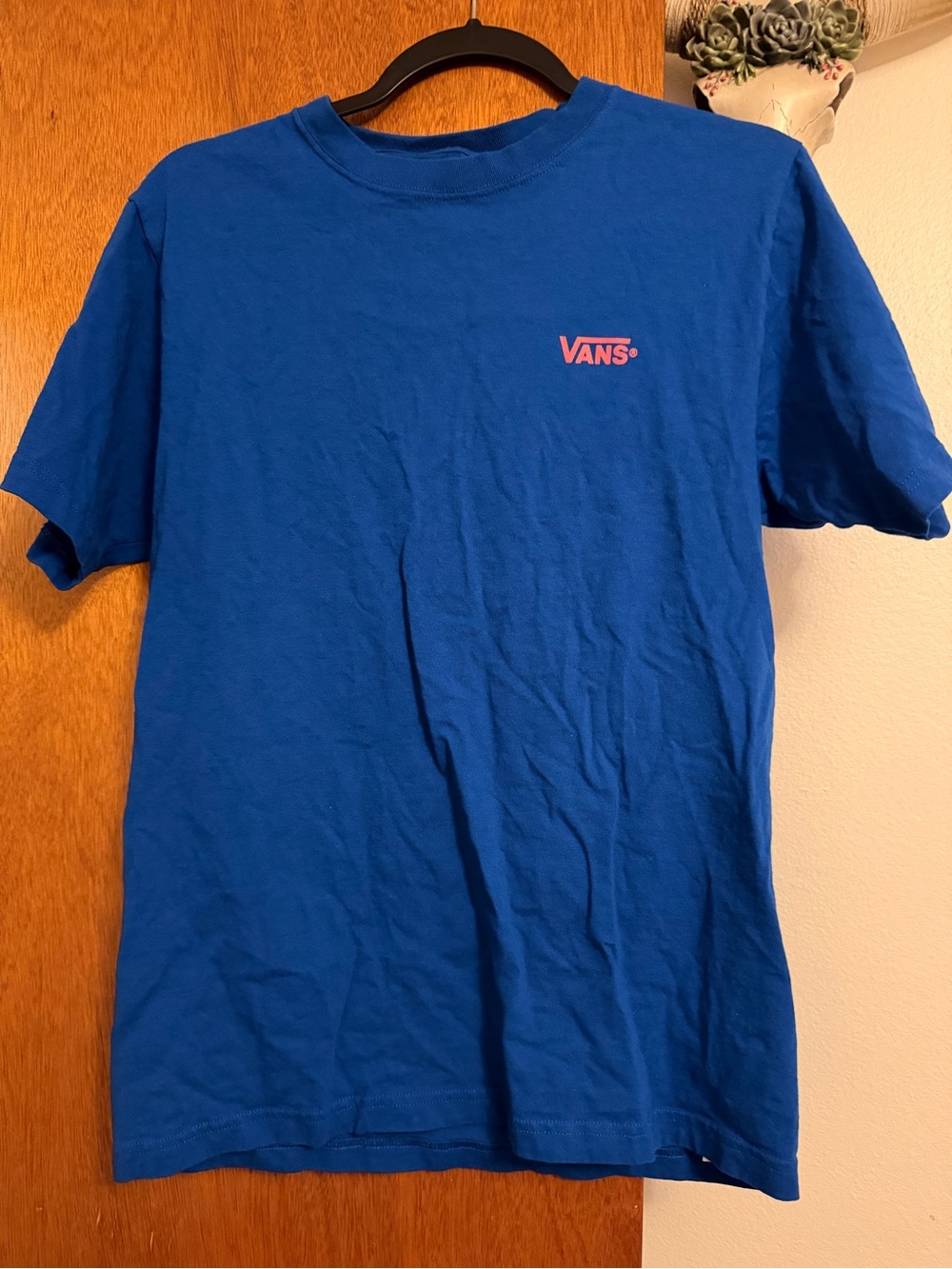 Vans Blue Logo Crew T-Shirt